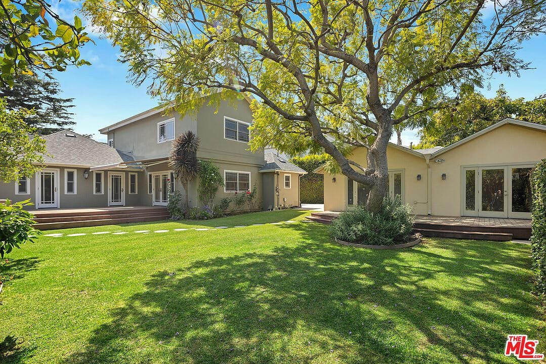 front facade, classic Beverly Hills Traditional